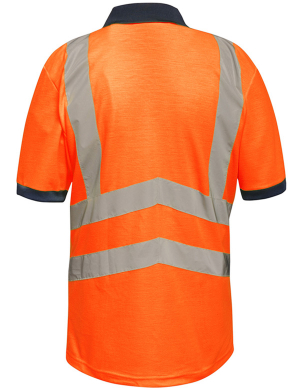 Regatta Hi-Vis Pro Contrast Polo Shirt RG477 - Orange